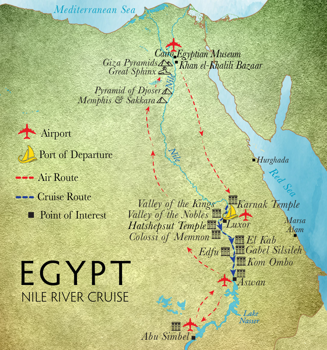 Cruise in Egypt, Cruise on Nile River