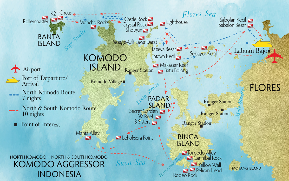 Komodo Diving Liveaboard Scuba Trips & Vacations | Aggressor Komodo Diving Liveaboard Scuba Trips & Vacations | Aggressor