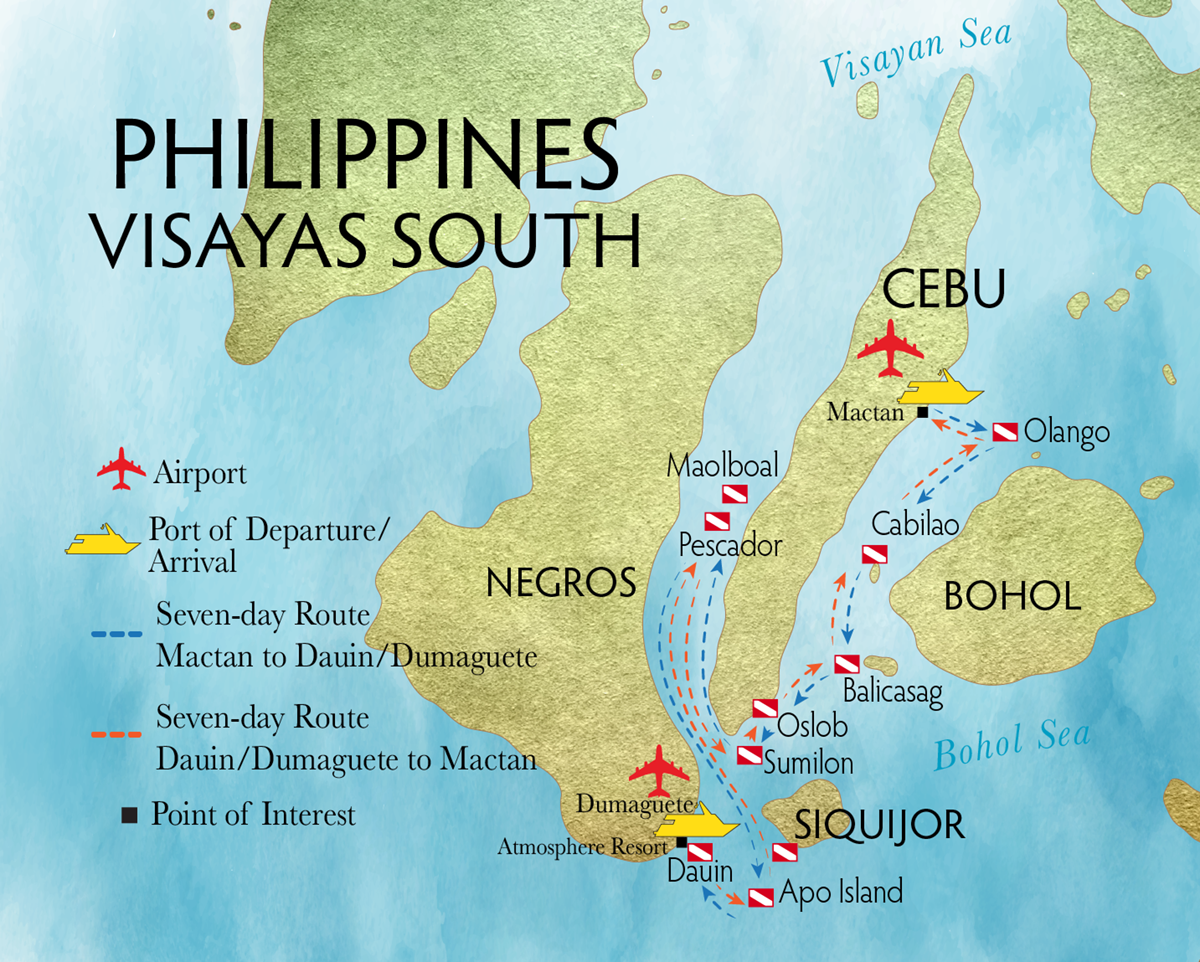 philippine map region 7